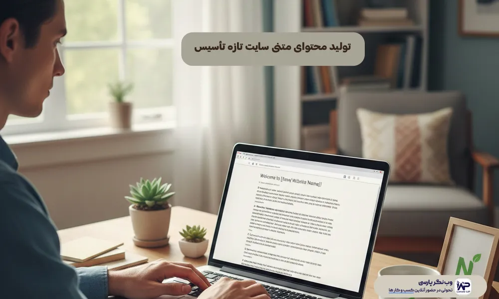 وب نگر پارسی تولید محتوای متنی سایت تازه تأسیس