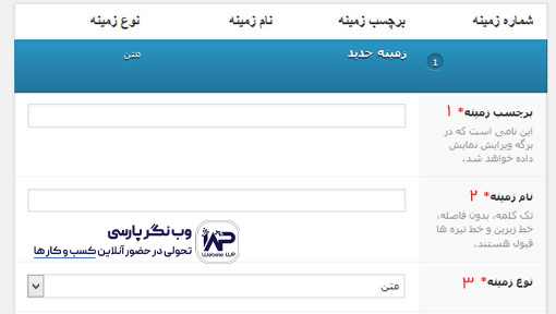 وب نگر پارسی مدیریت زمینه دلخواه با افزونه Advanced Custom Fields