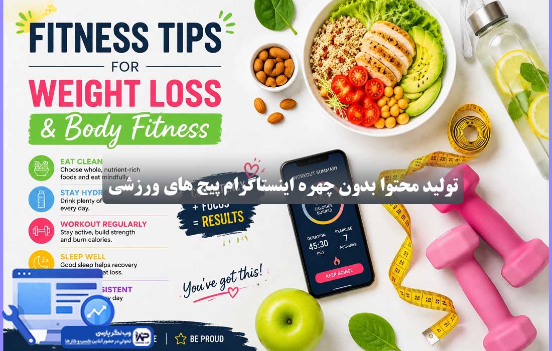 وب نگر پارسی تولید محتوا بدون چهره اینستاگرام