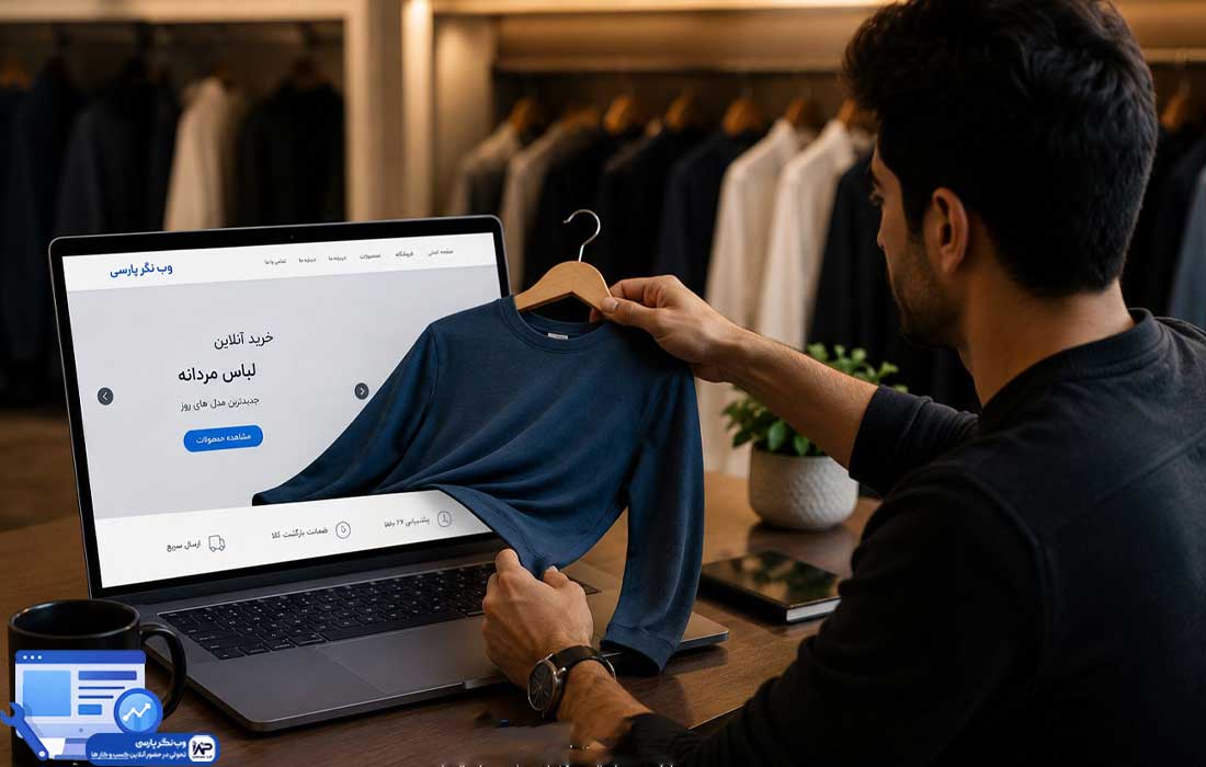 طراحی سایت فروشگاهی پوشاک