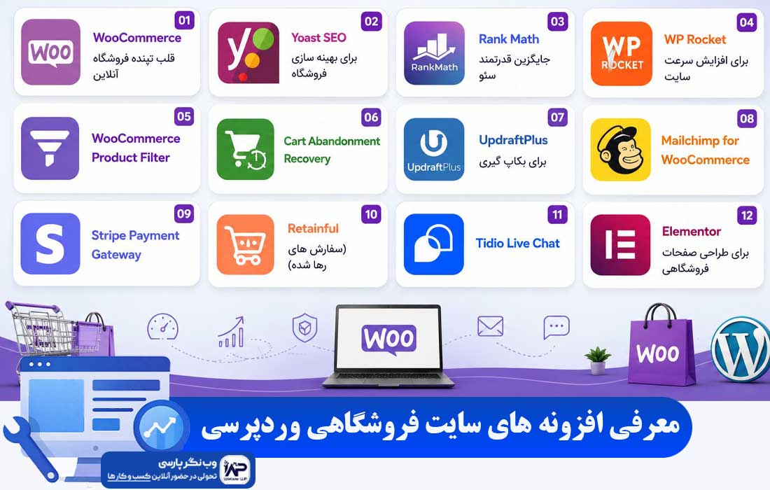افزونه های سایت فروشگاهی