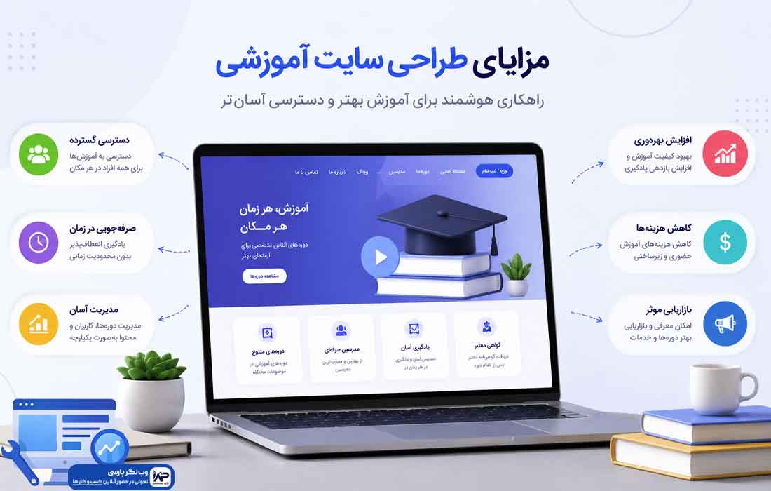وبلاگ وب نگر پارسی مزایای طراحی سایت آموزشی