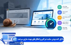 دلایل کند بودن سایت شرکتی