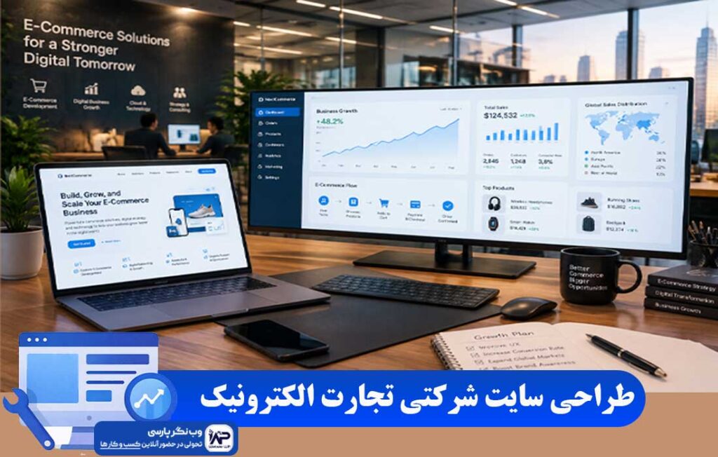 طراحی سایت شرکتی تجارت الکترونیک