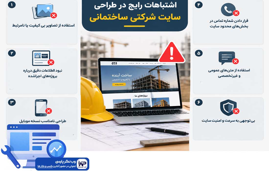 طراحی سایت شرکتی ساختمانی
