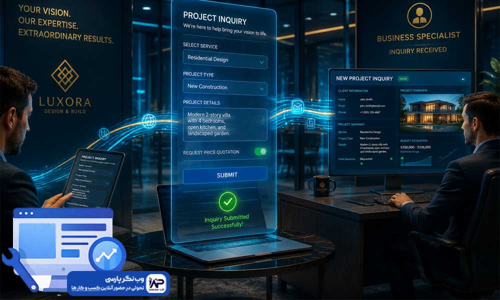 وبلاگ وب نگر پارسی مزایای سایت شرکتی