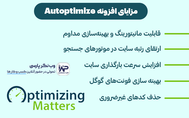 وب نگر پارسی افزونه Autoptimize