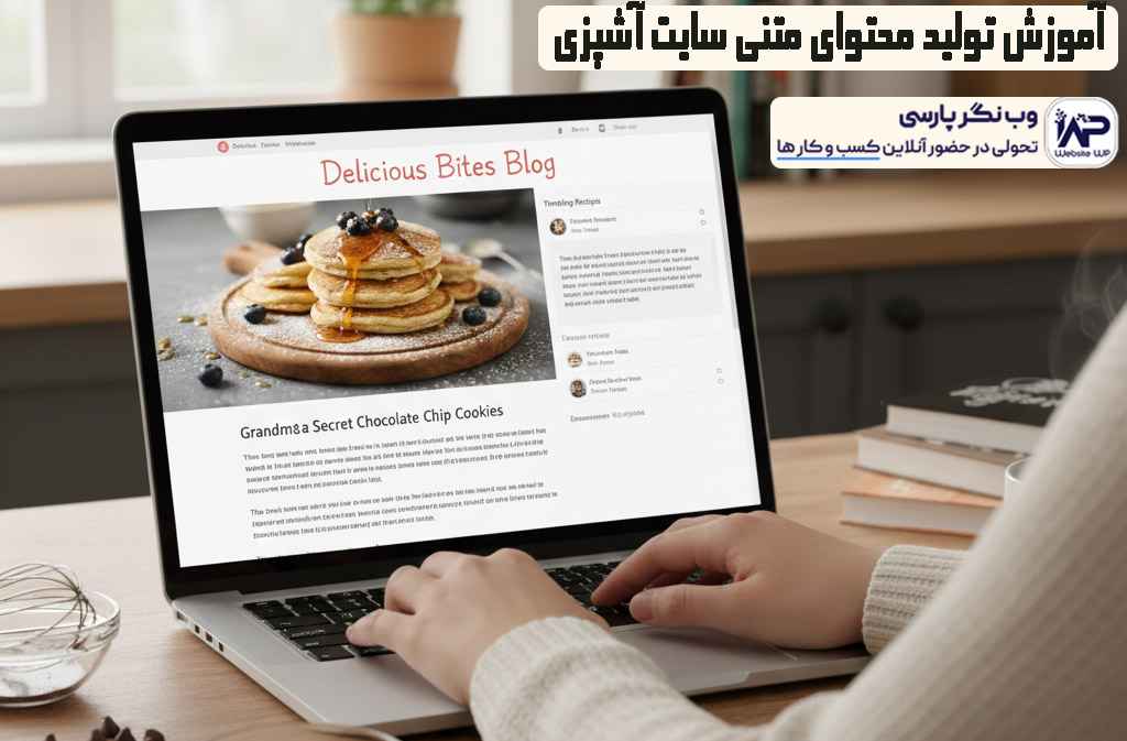 تولید محتوای متنی سایت‌ آشپزی