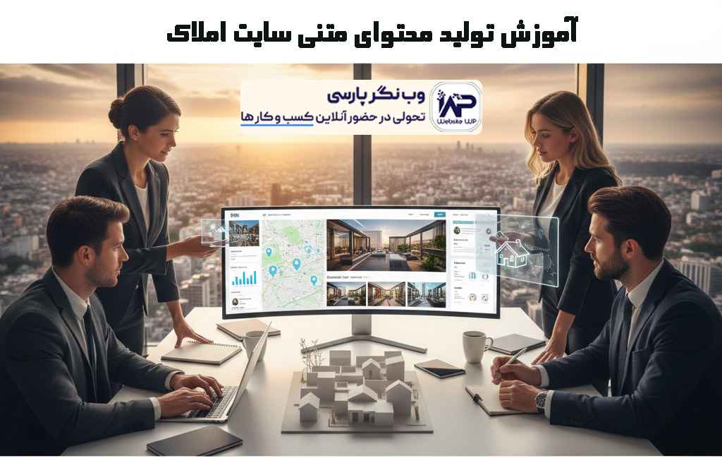 تولید محتوای متنی برای سایت‌ املاک