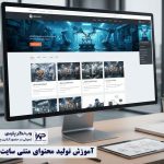 وب نگر پارسی تولید محتوای متنی سایت صنعتی