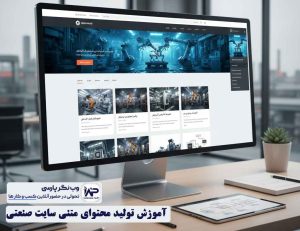 تولید محتوای متنی سایت صنعتی