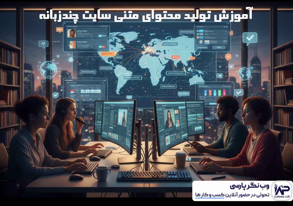 تولید محتوای متنی سایت چندزبانه