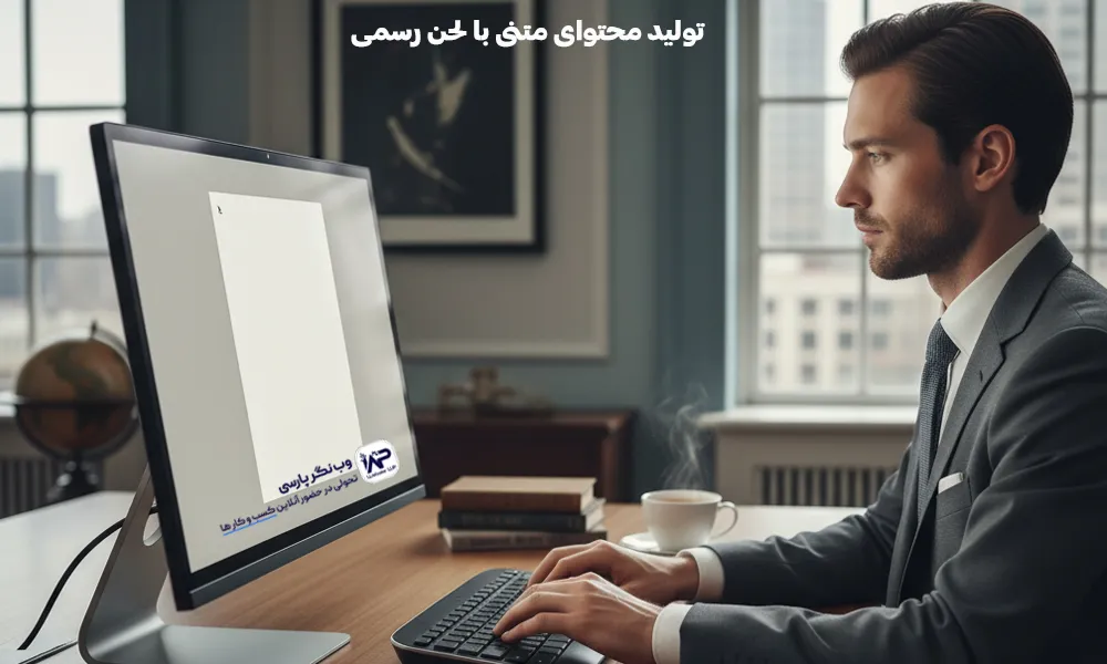 تولید محتوای متنی با لحن رسمی