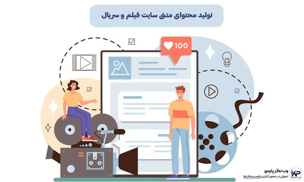 تولید محتوای متنی سایت‌ فیلم و سریال